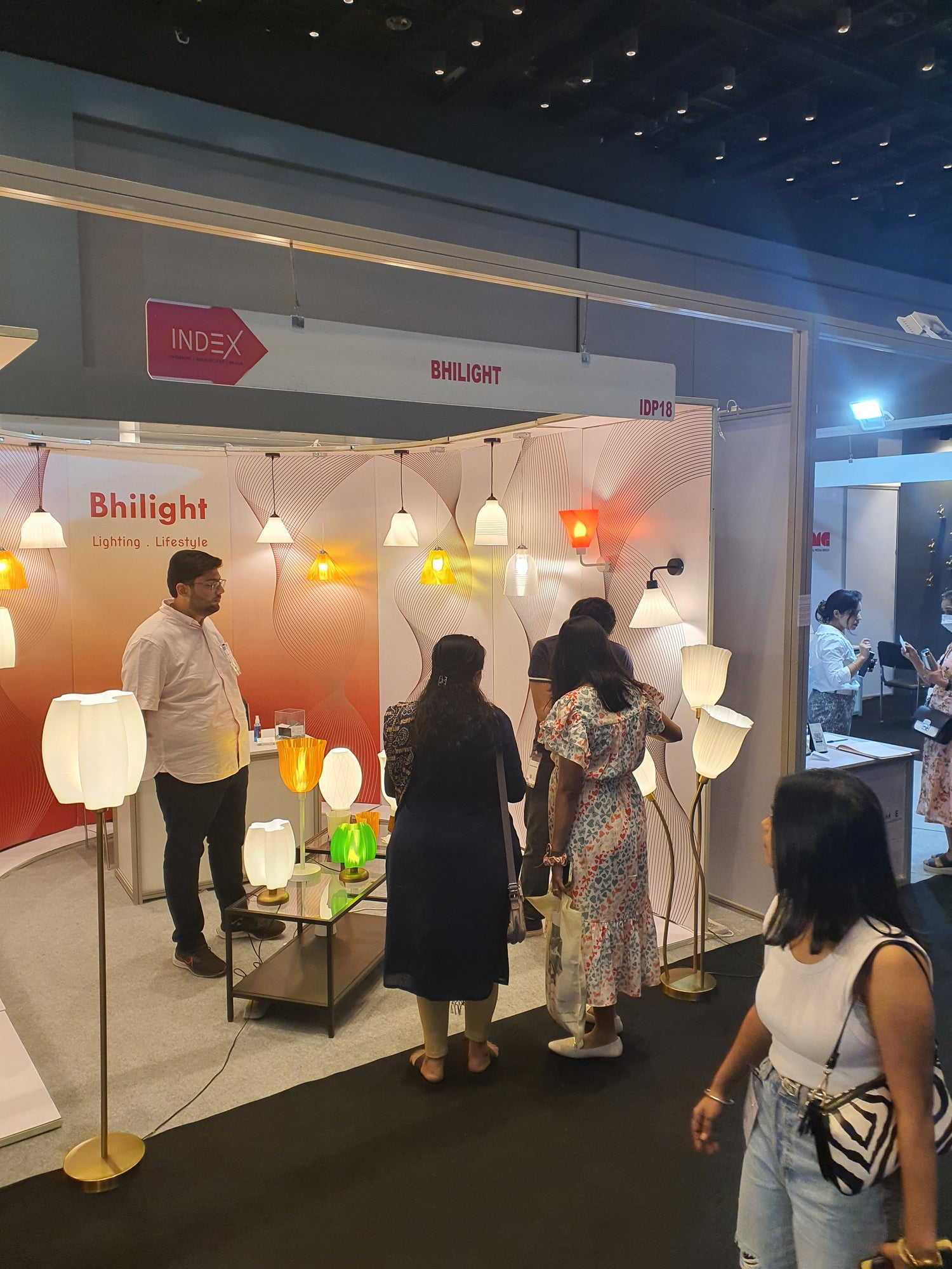 Bhilight's contemporary lighting fixture in a stylish indoor setting.