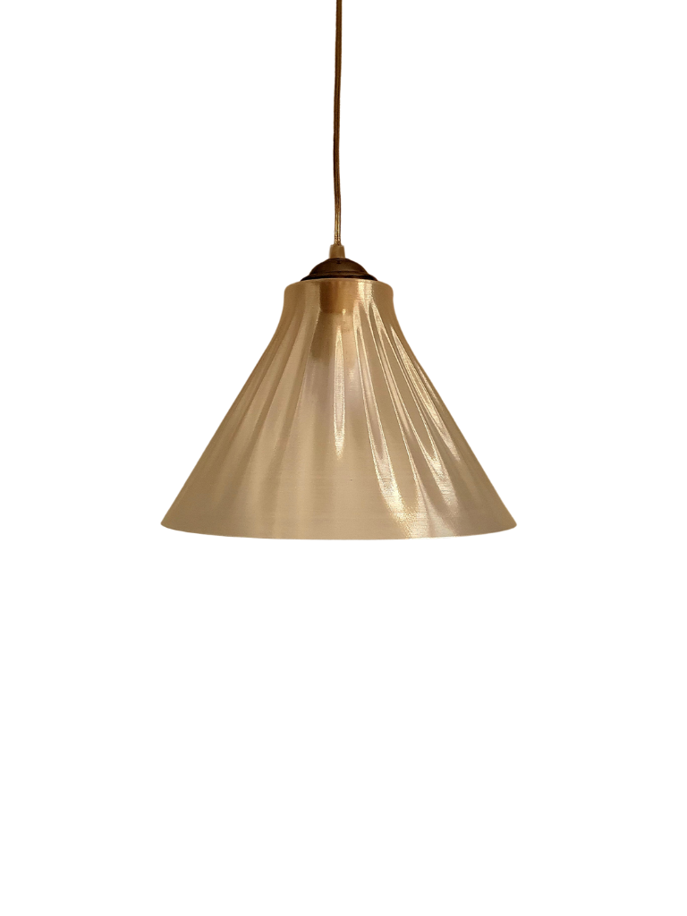Close-up view of the Flutelit 4 lighting fixture with sleek and modern design