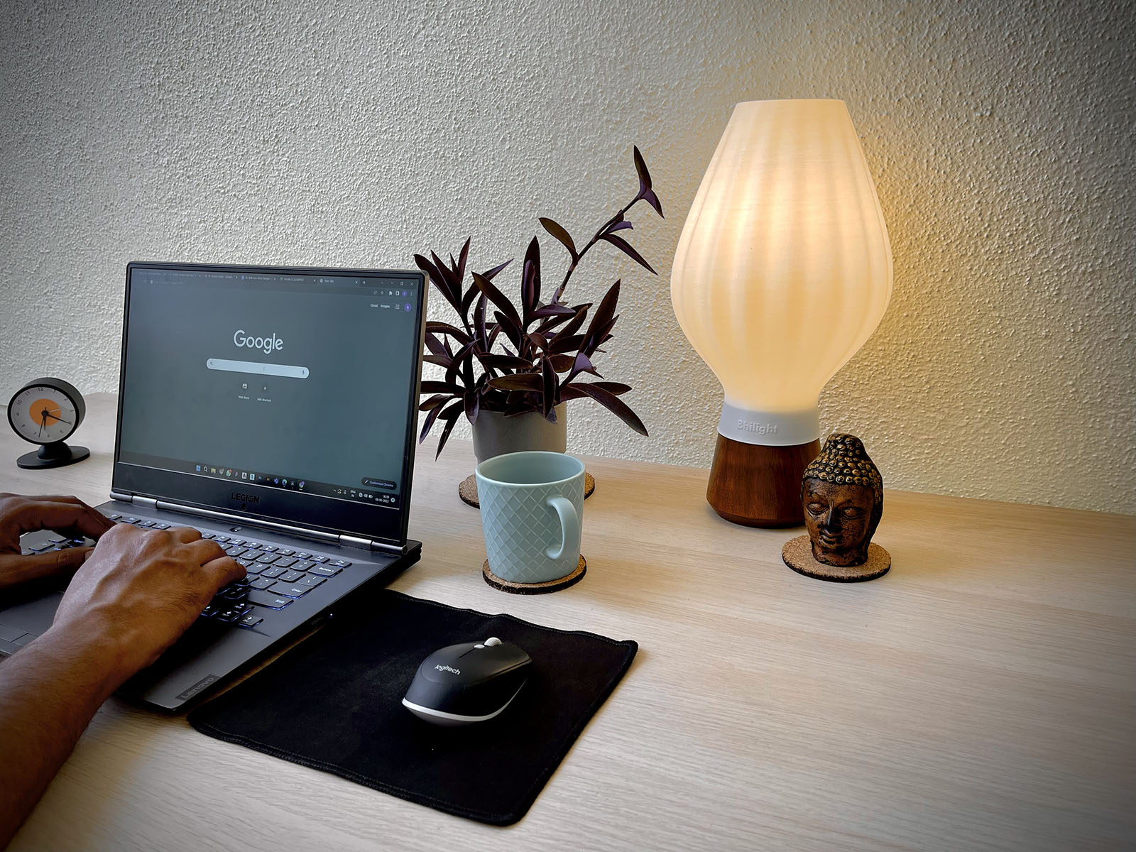 Lobud table lamp from Bhilight India