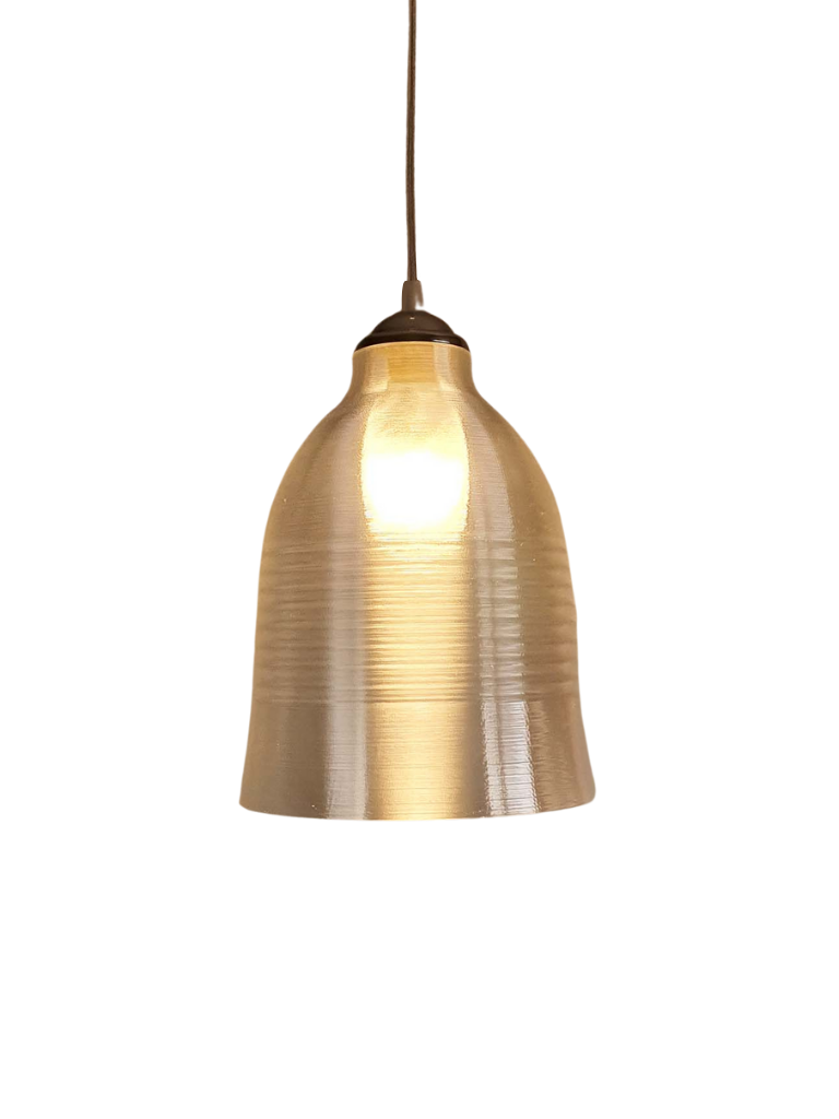 Bell-lit Pendant Light