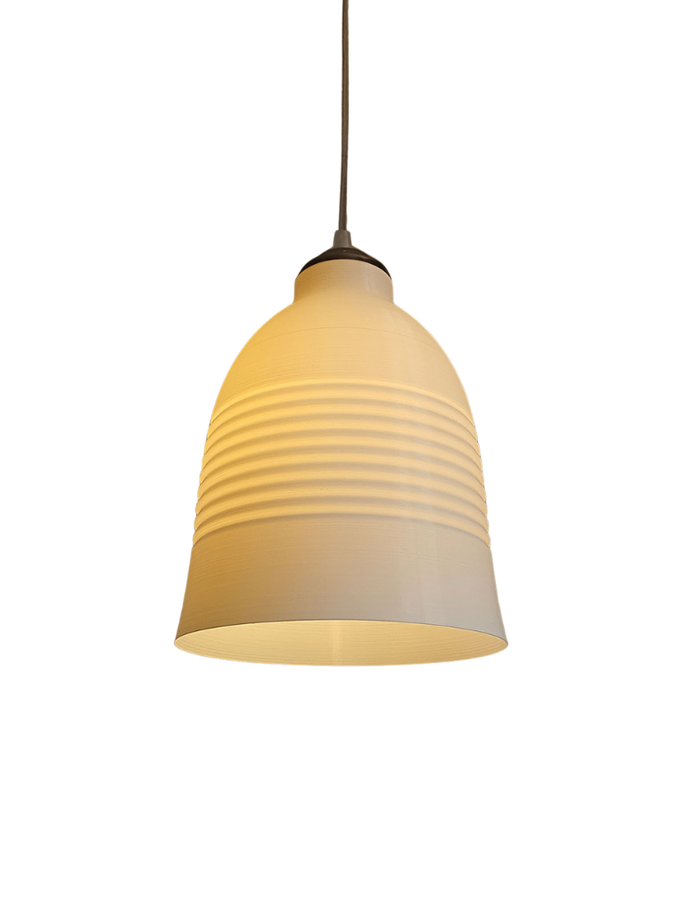 Bell-lit Pendant Light