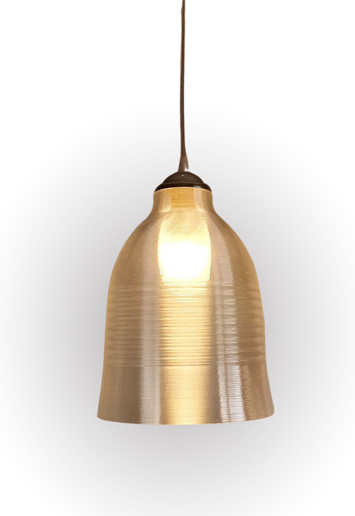 Bell-lit Pendant Light