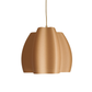 Bhilight Flames Wood pendant light with intricate flame patterns and a rich wooden design, ideal for adding a rustic touch to any space.