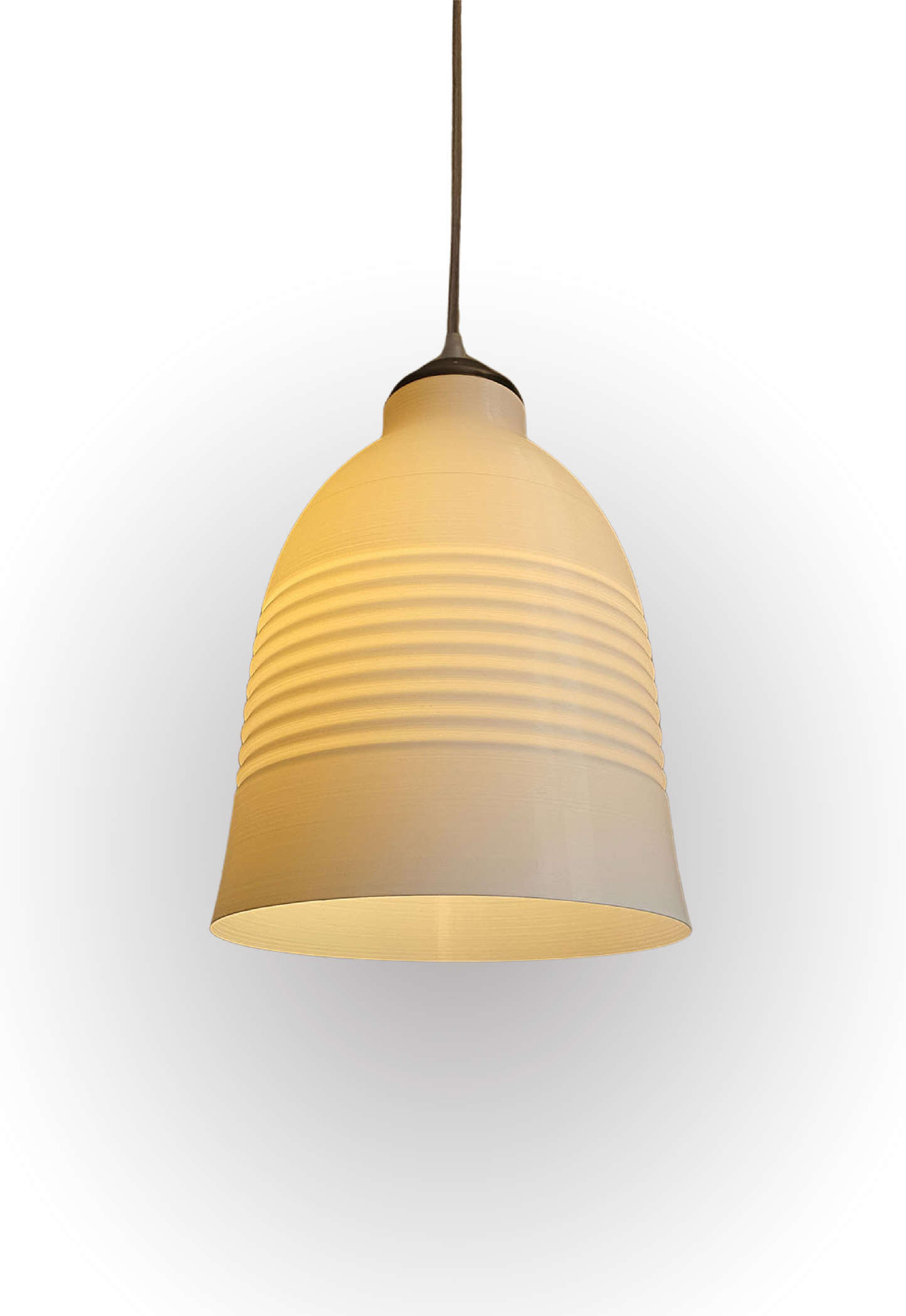 Bell-lit Pendant Light