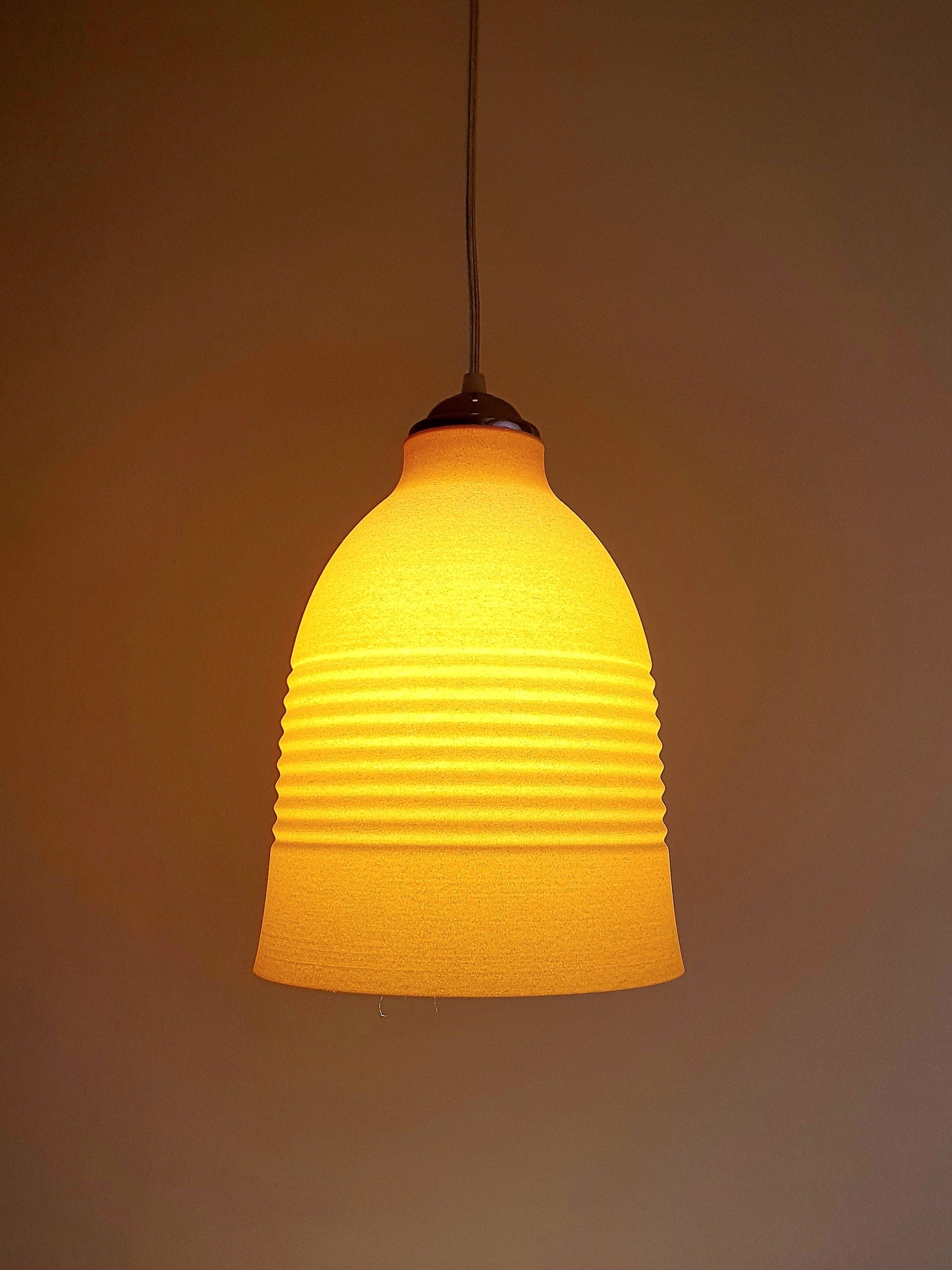 Bell-lit Pendant Light