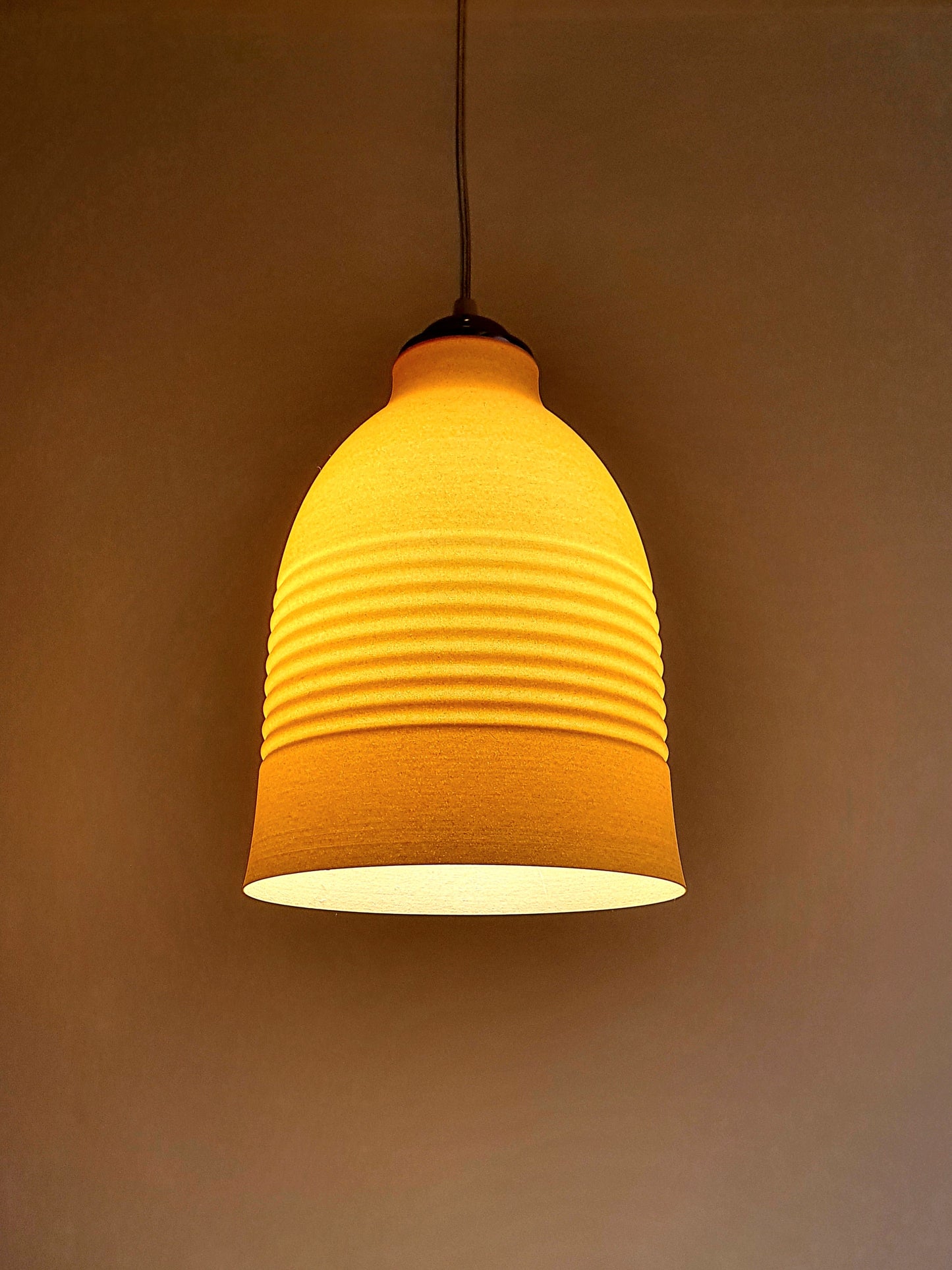 Bell-lit Pendant Light