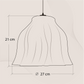 Bhilight Floral Wide White Pendant Lamp
